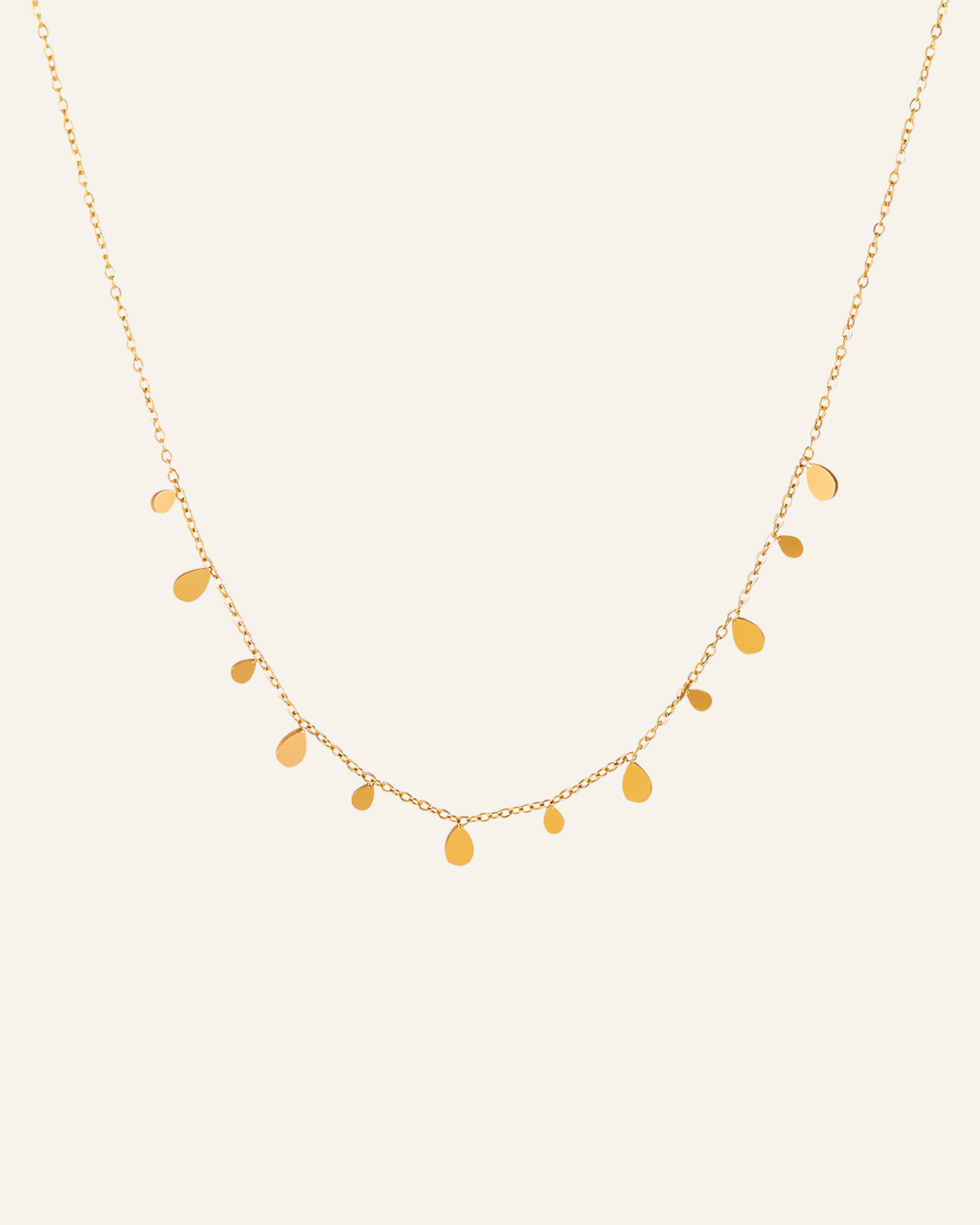 Round/Oval Disc Necklace