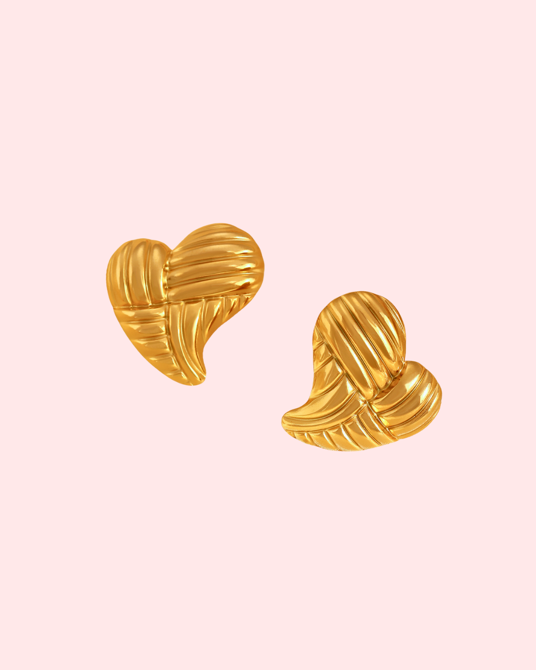 Heart Earrings - Statement