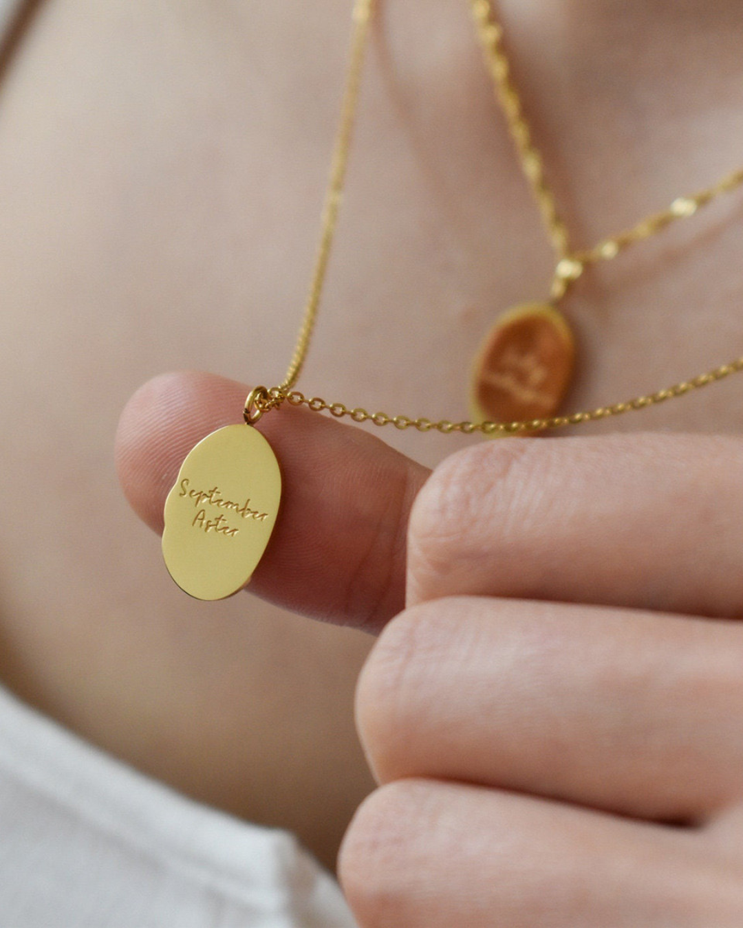Birth Flower Pendant Necklace