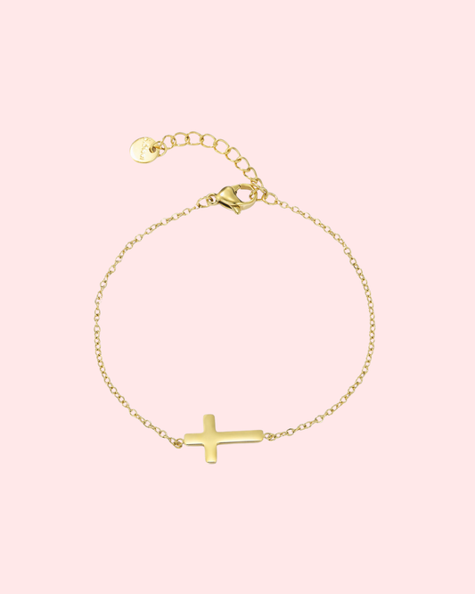 Cross Bracelet - Waterproof - Tarnish Free
