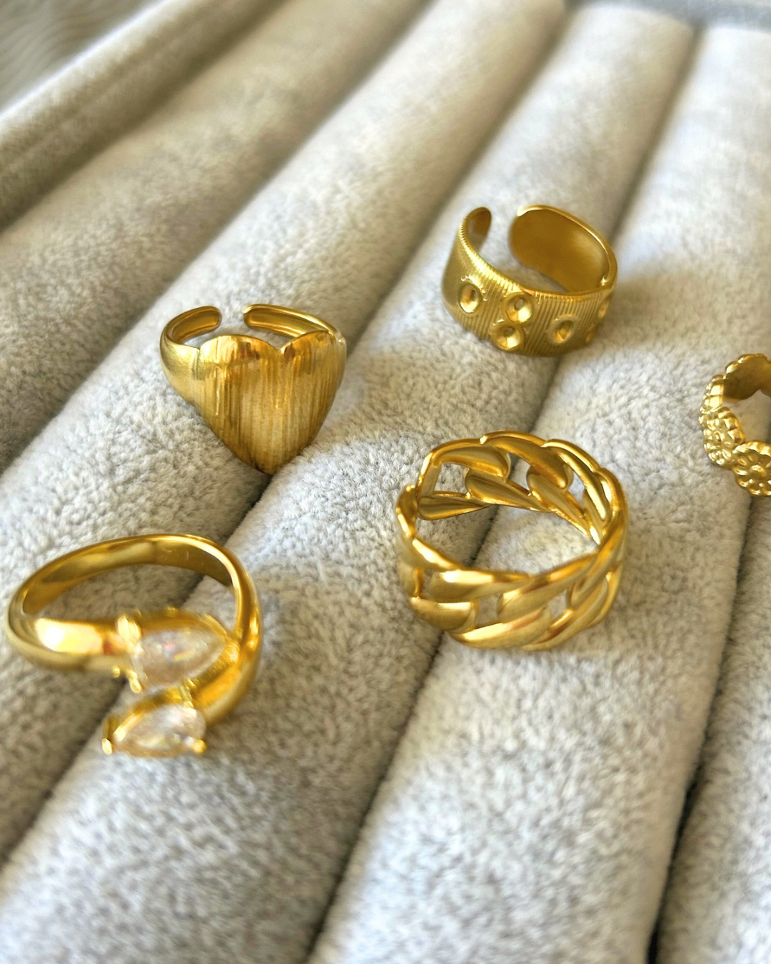 Chunky Link Ring | Adjustable