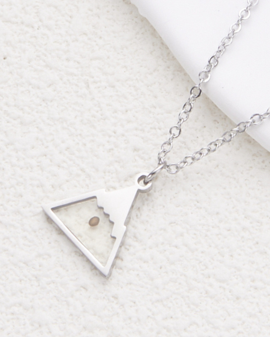Move Mountains Necklace - Encapsulated Mustard Seed - SS Silver