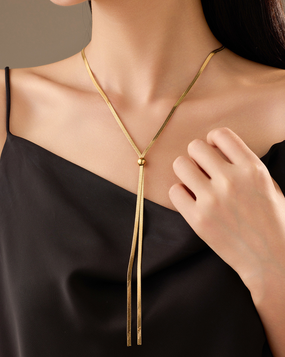 Herringbone Adjustable Necklace