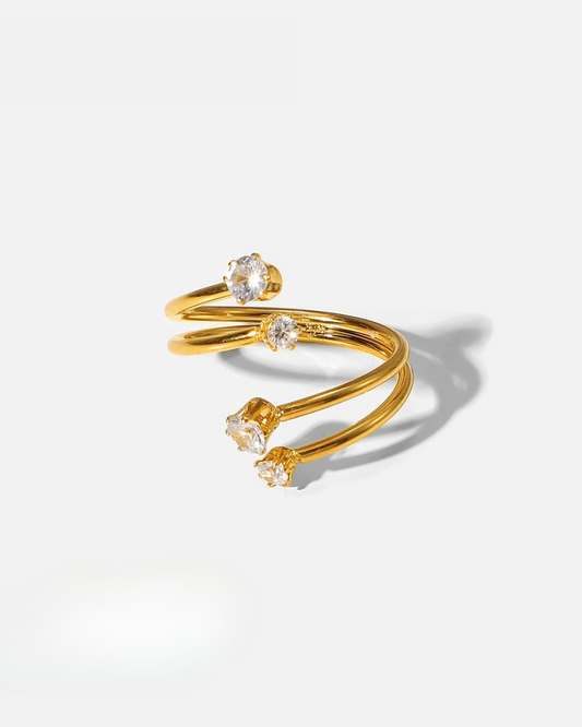 Sienna Ring | Adjustable Opening | Rhinestone