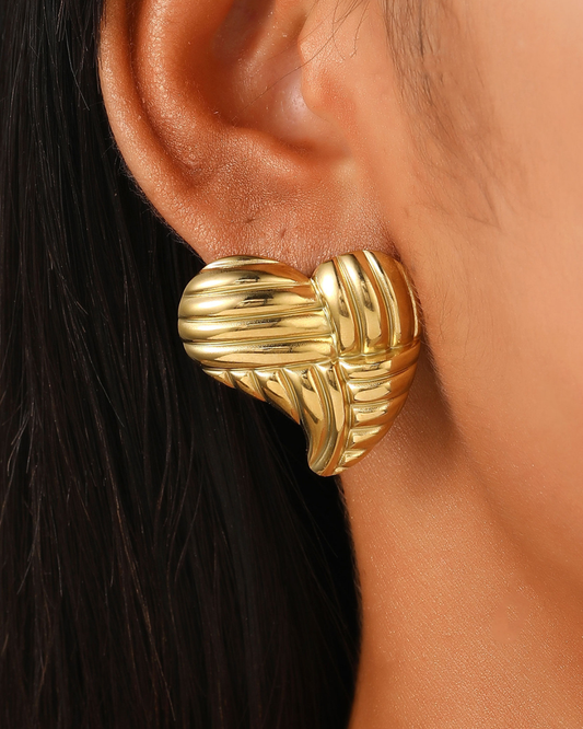 Heart Earrings - Statement