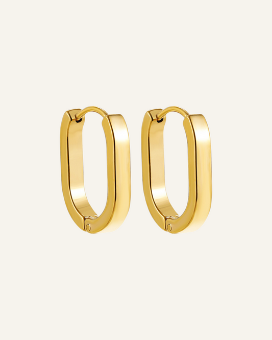 Oval Hoop Huggies