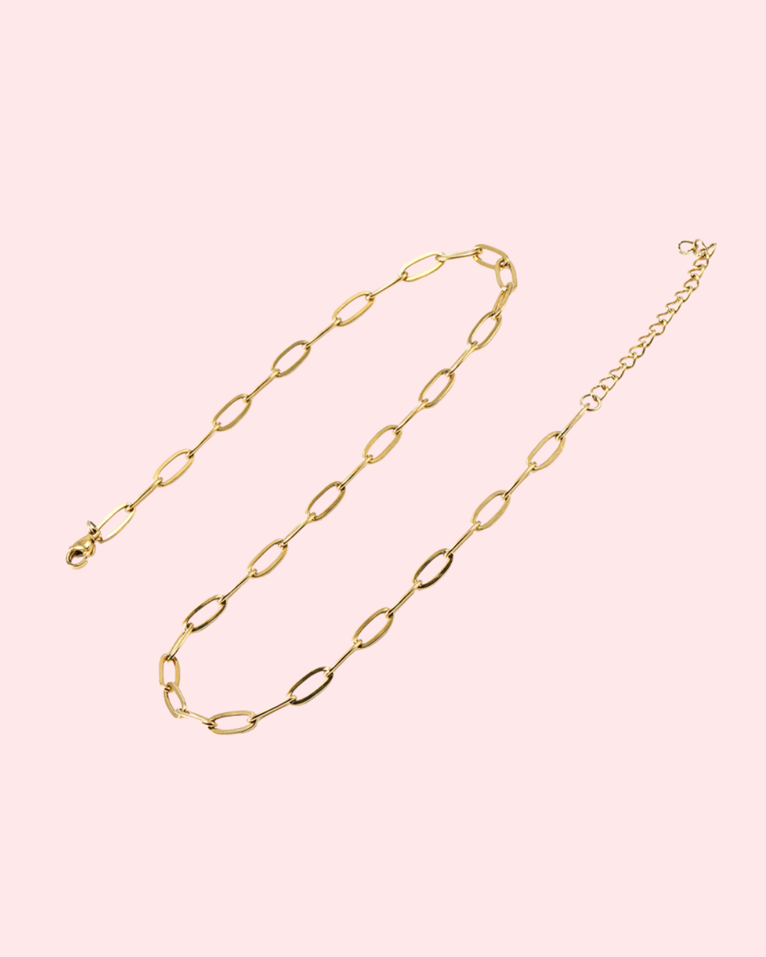 Paper Clip Necklace - Waterproof - Tarnish Free