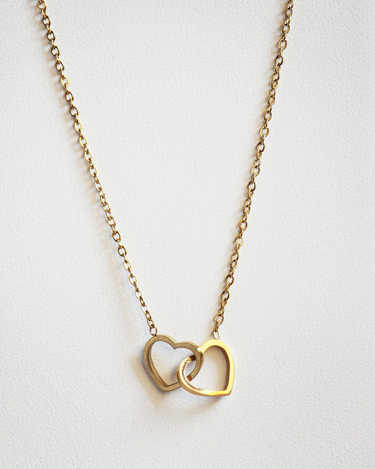 Together Forever Hearts Necklace